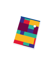 Sewn notepad with wood-free paper 16050/4 Sewn notepad with wood-free paper 16050/4