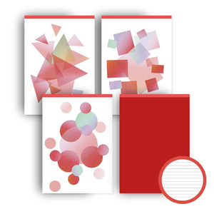 Sewn notepad with wood-free paper 14054/4 Sewn notepad with wood-free paper 14054/4