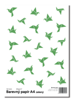 Zelený papír 50 listů