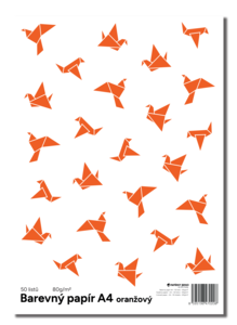 Orange paper, 50 sheets Orange paper, 50 sheets