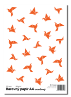 Orange paper, 50 sheets Orange paper, 50 sheets