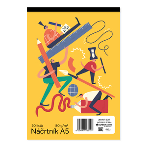 Náčrtník A5 20 listů