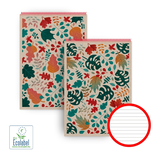 Ecology pad with spiral along the top 14054/2 Ecology pad with spiral along the top 14054/2 1