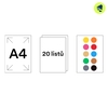 SLBP A4/80/20, Složka barevných papírů A4 20 listů SLBP A4/80/20, Složka barevných papírů A4 20 listů 2