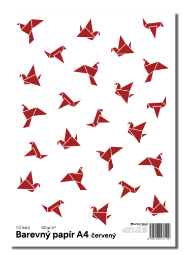 Red paper, 50 sheets Red paper, 50 sheets 1