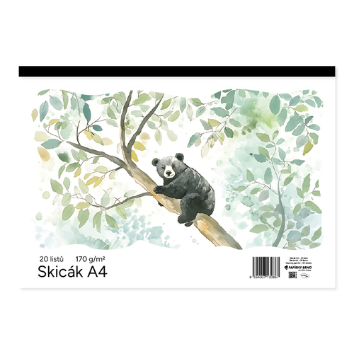 Skicák A4 20 listů 1