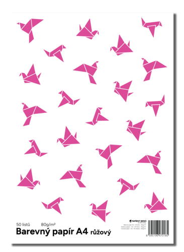 Pink paper, 50 sheets Pink paper, 50 sheets 1