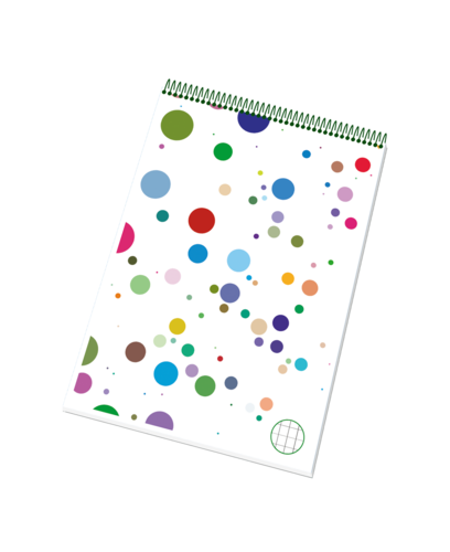 Pad with spiral along the top 15055/2 – wood-free Pad with spiral along the top 15055/2 – wood-free 1