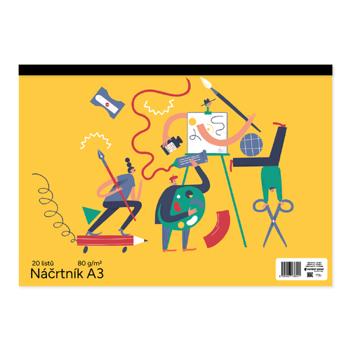 Náčrtník A3 20 listů Náčrtník A3 20 listů 1