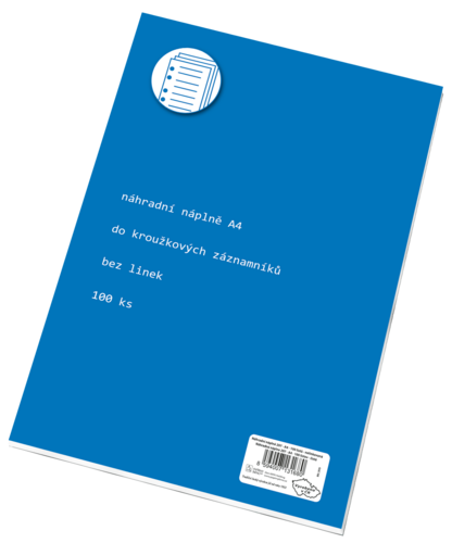 Replacement inserts A4 blank Replacement inserts A4 blank 1