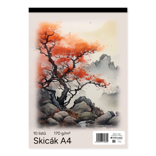Skicák A4 10 listů Skicák A4 10 listů 1