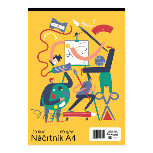 Náčrtník A4 20 listů Náčrtník A4 20 listů 1