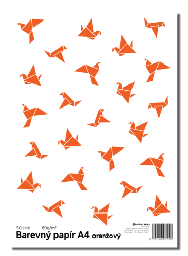 Orange paper, 50 sheets Orange paper, 50 sheets 1